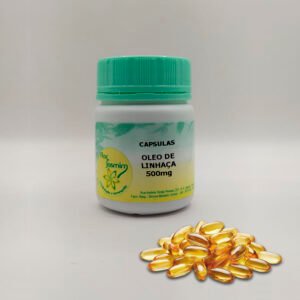 Óleo de Linhaça 500mg - CAPSULA FJ