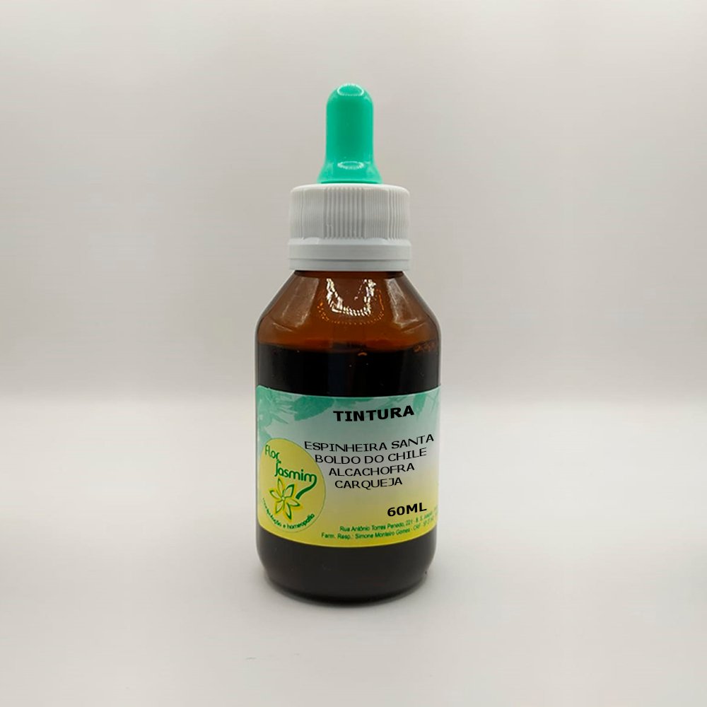 Tintura p/ Reduzir a Ressaca (Espinheira Santa / Alcachofra / Boldo / Carqueja) - TINTURA FJ